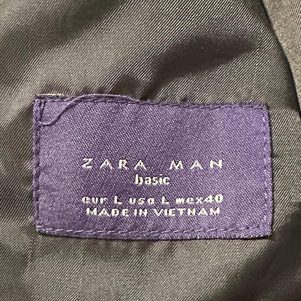 Zara Men Black-Brown Jacket with Purple Label